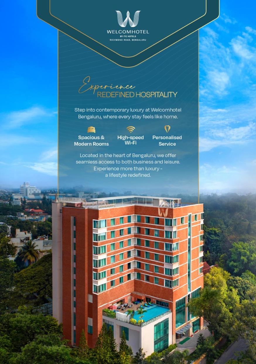 Welcomhotel By Itc Hotels, Richmond Road, Bengaluru Exteriér fotografie